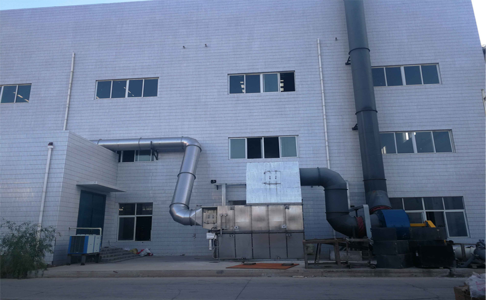 擠出機除塵除水蒸氣方案