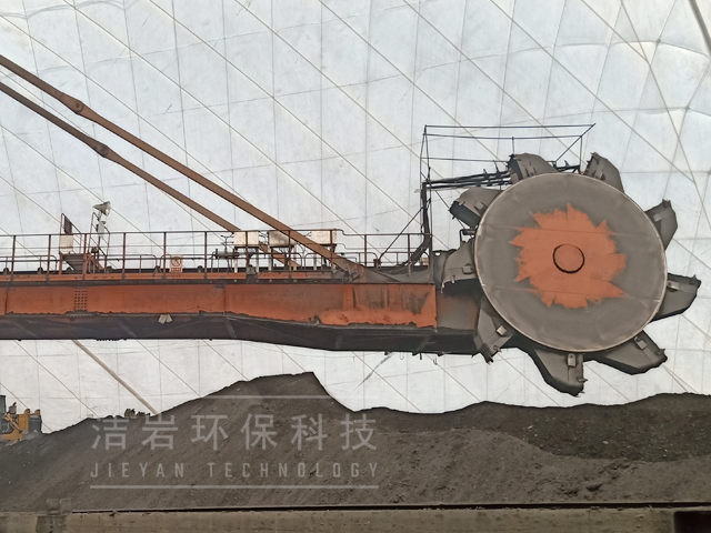 河北宣化電廠斗輪機干霧抑塵系統