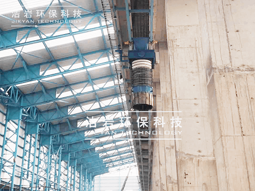 石橫特鋼移動卸料小車 TC伸縮溜筒