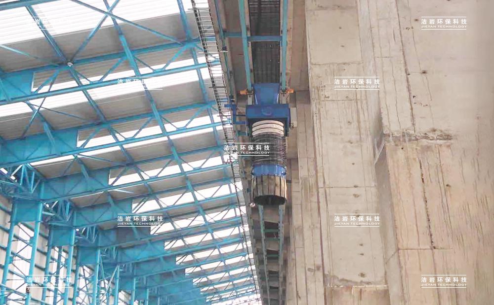 石橫特鋼移動卸料小車 TC伸縮溜筒 